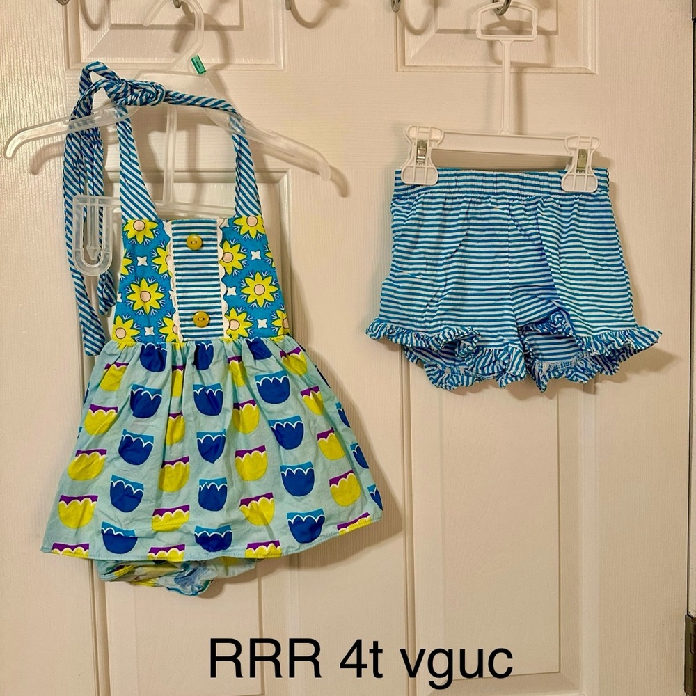 RicRac & Ruffles short set 4